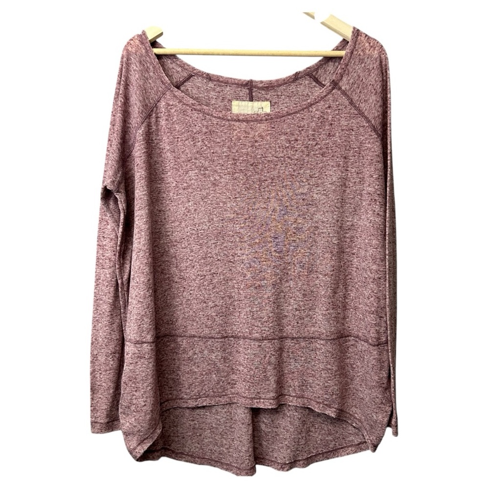 We The Free Long Sleeve Raw Hem Shirt